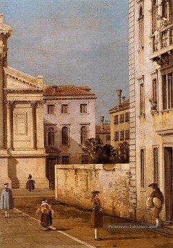  Canaletto Peintre - Église san francesco della vigna et campo Canaletto